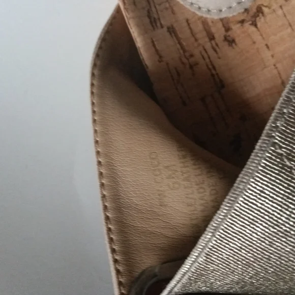 Hush Puppies Women's Tan Wedge Sandals - Picture 6 of 7